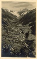 Ferden  VS  im Lötschental  geg. Langgletscher   um 1935