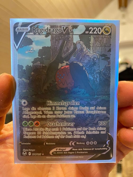 Regidrago V Alt Art 184/195 Silberne Sturmwinde Pokemonkarte Kaufen