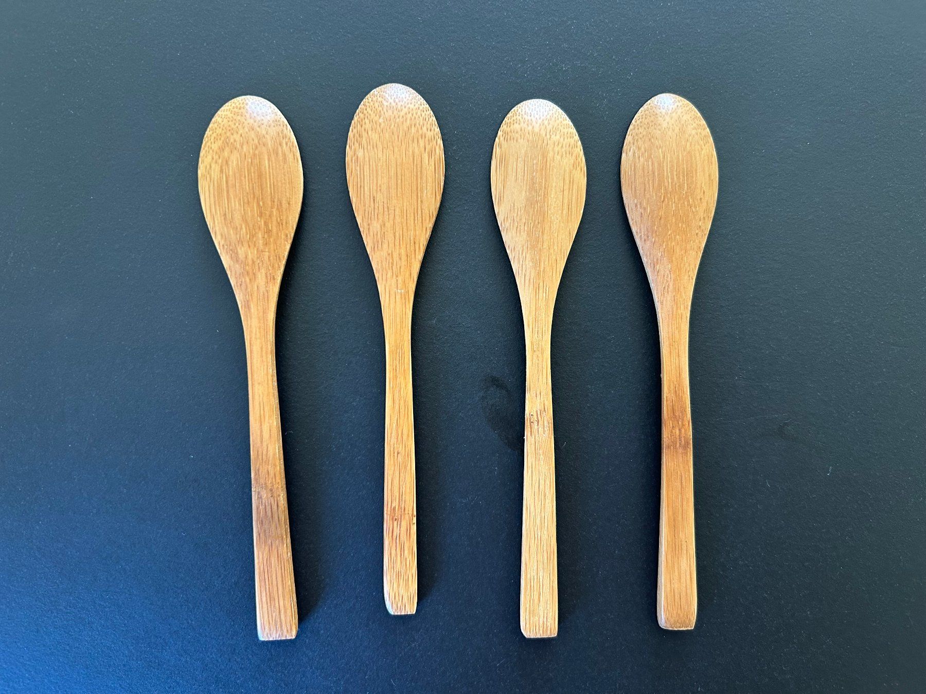 Cucchiai: 4er Set Bambus Kaffeelöffel (13.5 cm) – Usato da Dietlikon venduto da Mankai 1