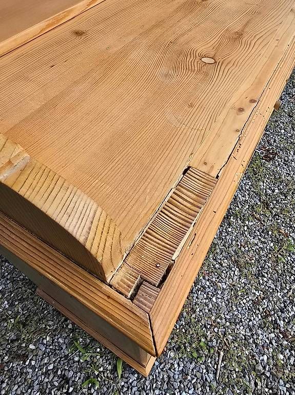 Credenze: Antikes Küchenbuffet / Vitrine / Bauernbuffet aus Tanne – Usato da Bern venduto da Sandroid17 4