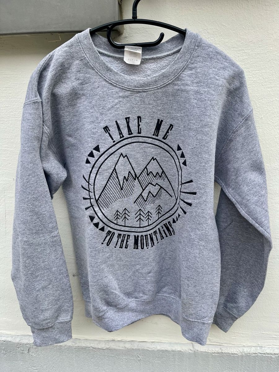 Maglioni & Felpe: Pullover: take me to the mountains, Size S/M – Usato da Rhäzüns venduto da duudii
