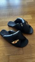 J.W. Anderson black leather mules with gold buckle size 41