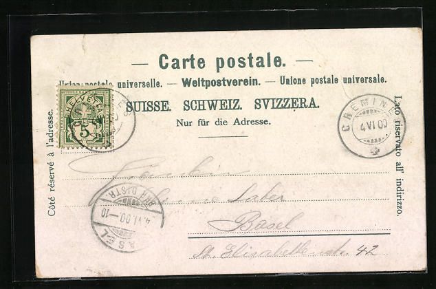 Cartoline postali: AK Solothurn, Einsiedelei, 1900 – Usato da Berlin venduto da bartko-reher 1
