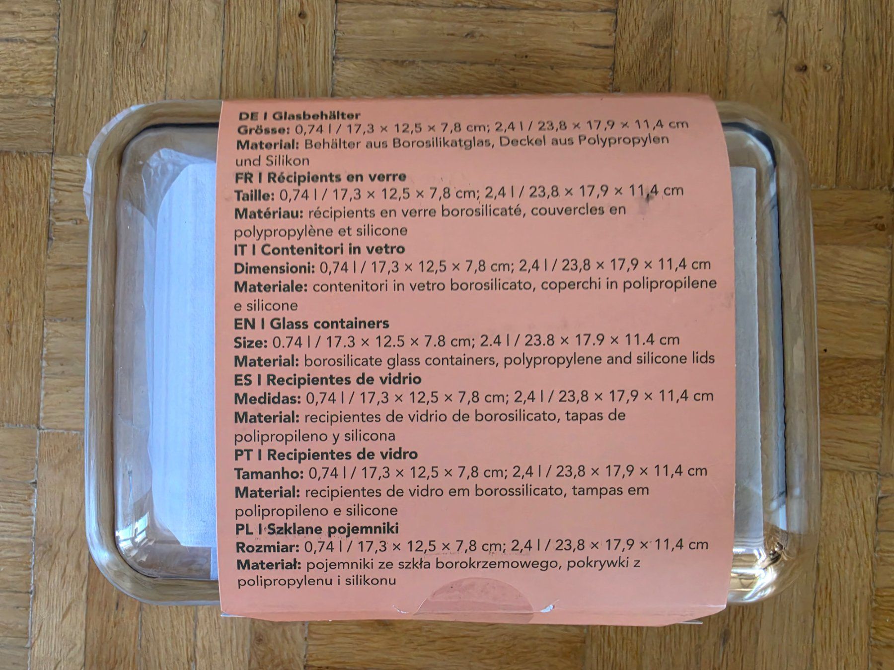 Coop Contenitori & Simili: Coop Glasbehälter Set (OVP) – Nuovo e nell'imballaggio originale da Stäfa venduto da flamingo_17 2
