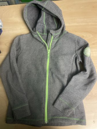 Neue 46 Nord Knit Tech Jacke, Gr. 140grau