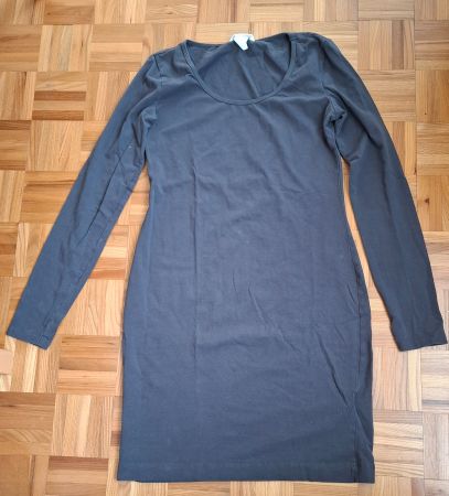Robe Basic anthracite H&M/Kleid Basic H&M Anthrazit