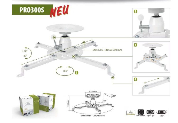 Wandhalterungen: Projector mount – Neu (gemäss Beschreibung) aus st prex von magdalenaonline 1