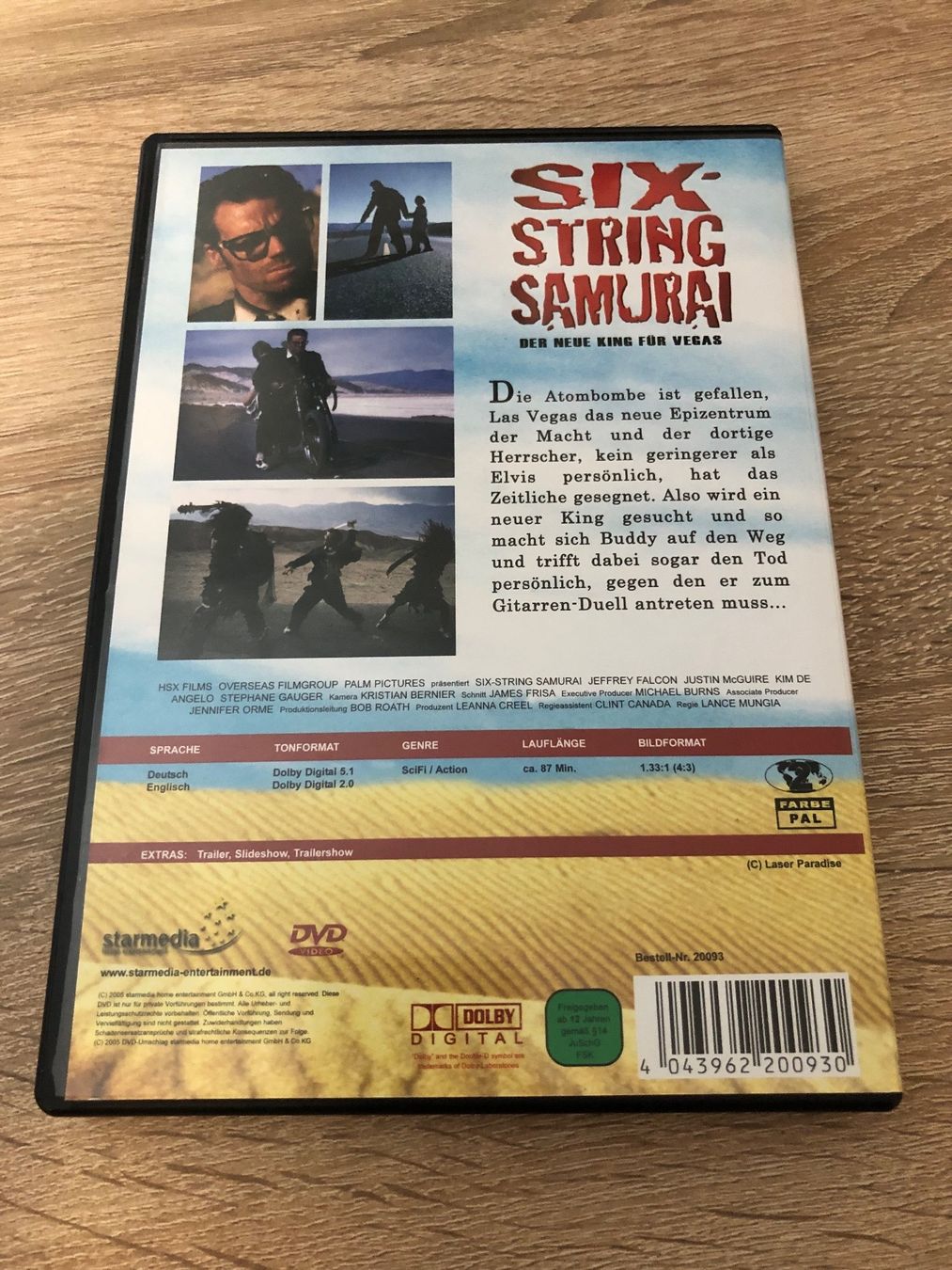 Alle DVDs: Six-string Samurai - DVD deutsch uncut Action / Musik – Gebraucht aus Gasel von  1