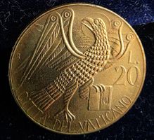 VATIKAN 20 LIRE 1985  *RAR*