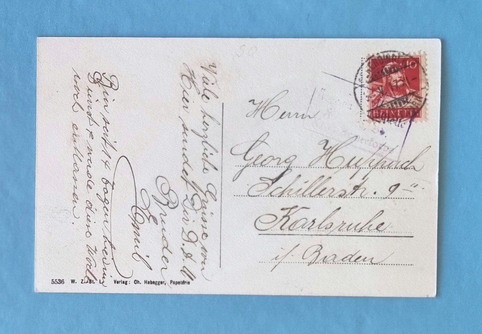 Cartoline postali: Derendingen - Kosthaus - 1917 – Usato da Rothrist venduto da RROENK 1