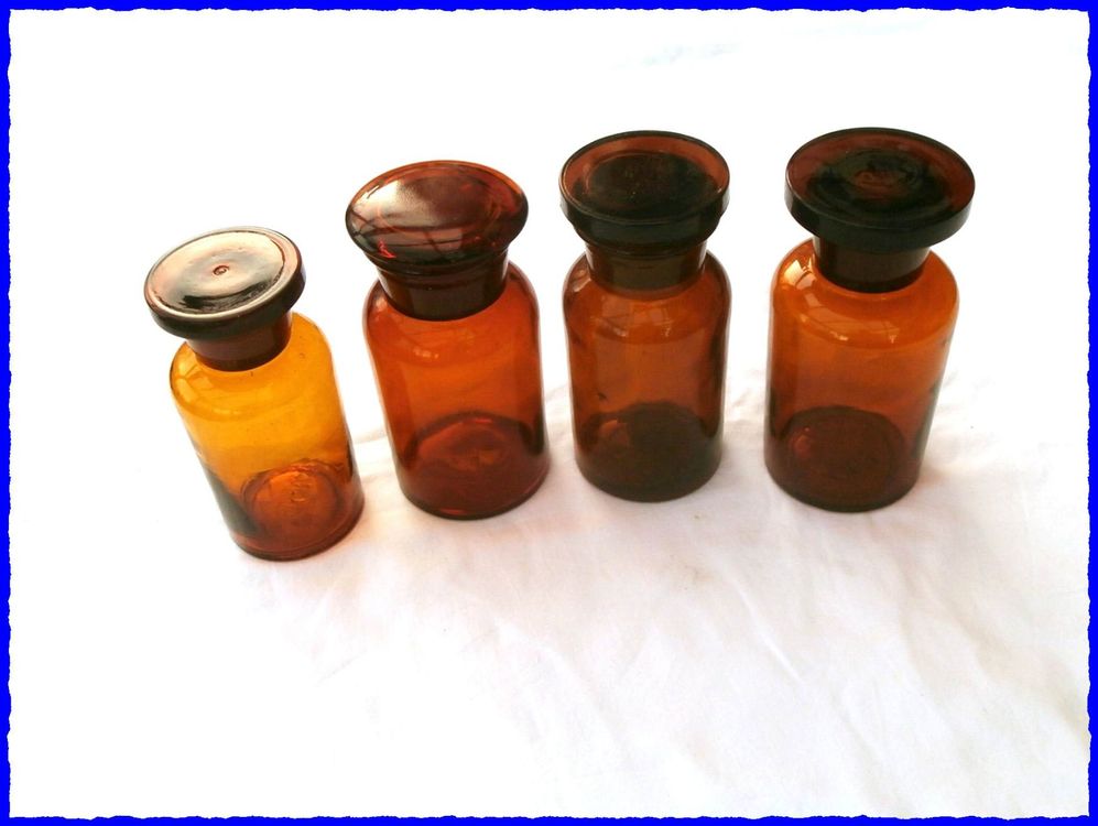 Apothekerflasche 250ml 3er-Set Apothekerflaschen 250 Ml – Braunes Glas, Mit Stopfen, Rundschulter – Für Öle, Tinkturen, Deko & Mehr