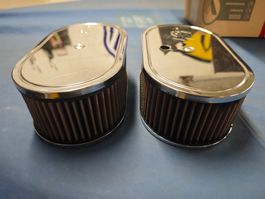 2x K&N Luftfilterkasten Solex 40 PII 85 mm Porsche 912 356