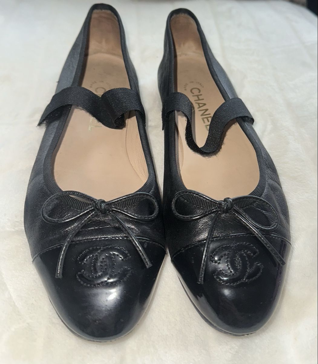 Chanel Chaussures femmes: CHANEL BALLERINAS GR. 39 Leder – D'occasion à Unteraegeri par MH203