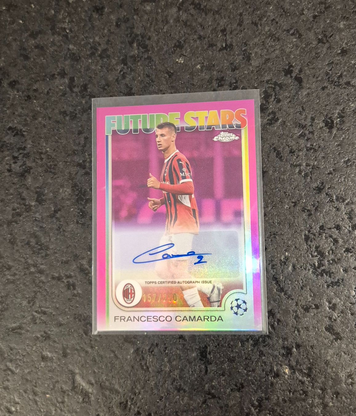 Topps Carte collezionabili: Francesco Camarda /250 Autogramm - AC Milan - Topps – Nuovo (secondo la descrizione) da Burg AG venduto da Danoe