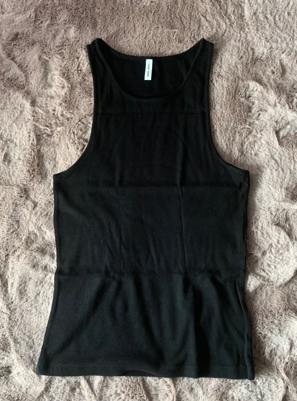 Tops: Samsoe Samsoe Rippen-Top, Basic Tank Top, Grösse S – Gebraucht aus Sursee von escape62