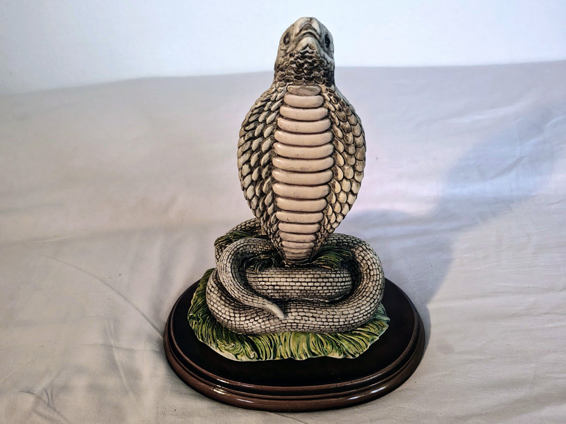 Statuette: Tierfigur Deko Lebensecht Schlange Cobra – Usato da Rüti ZH venduto da Prostias 1