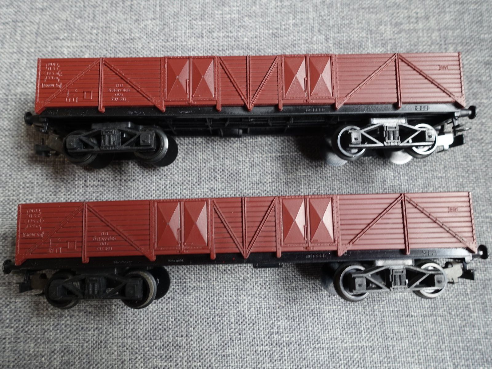 Kleinbahn Modelleisenbahnen: KLEINBAHN 2x No. 349 ÖBB offener Güterwagen – Gebraucht aus Wallbach von Sarrows 1