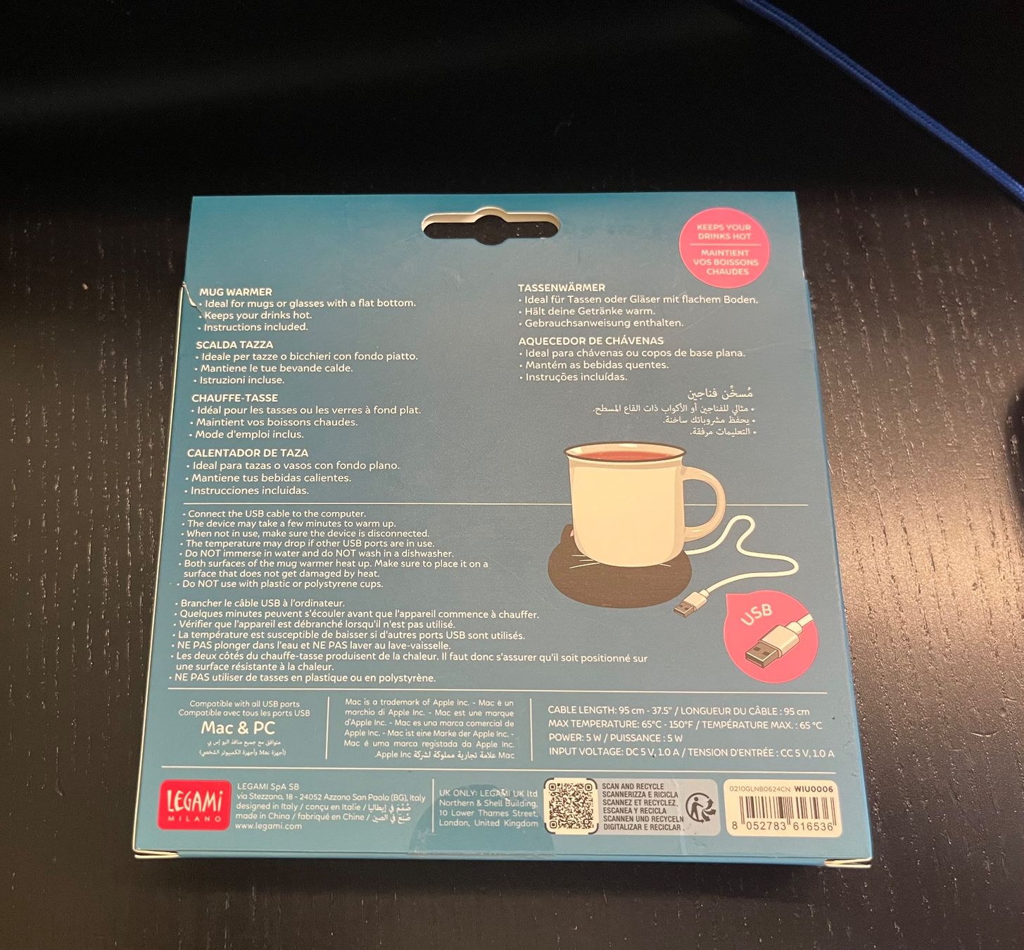 Legami Tazze: Chauffe-tasse chat legami milano neuf – Nuovo e nell'imballaggio originale da Lausanne venduto da val-sav 2