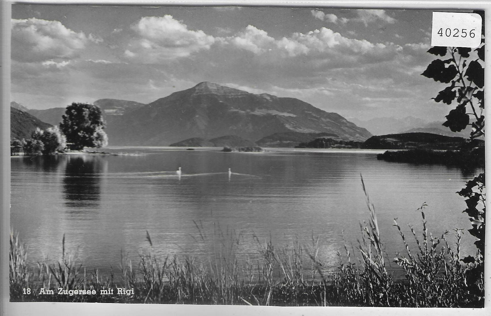 Cartoline postali: Am Zugersee mit Rigi – Usato da Ettingen venduto da Kartenplanet
