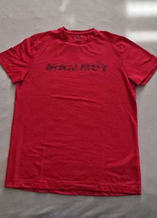 Mammut T-Shirt Herren Gr. M rot Top Zustand