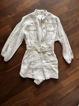 Jumpsuit Zimmermann weiss Grösse 0 guter Zustand