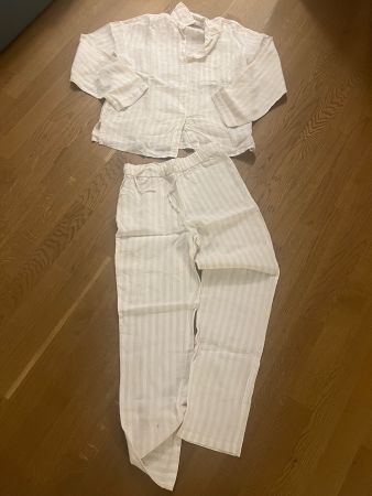 H&M Sleepwear Pyjama Set Damen Gr. XS Linen