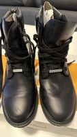 Timberland Boots Damen Grösse 40 Schwarz Leder Nieten