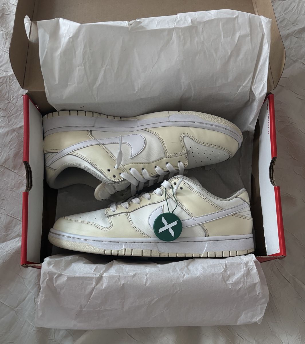 Nike Chaussures hommes: Nike Dunk Low Retro Coconut Milk Gr. 44 – Neuf (Voir description) à Arch par SabineS79