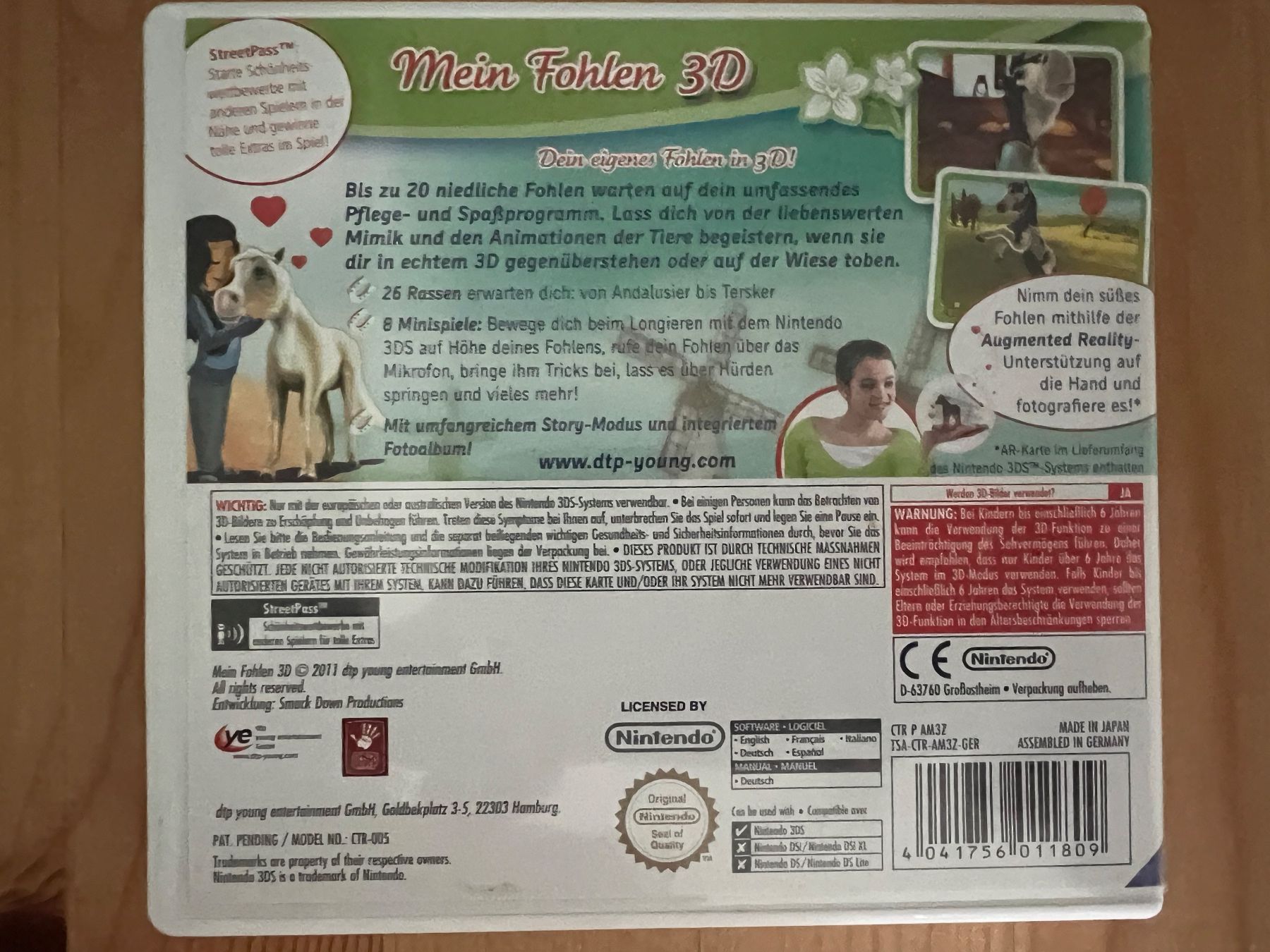 Nintendo Giochi: 3DS Mein Fohlen 3D – Usato da st.gallen venduto da SoCre75 2