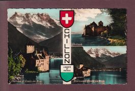 Château de CHILLON - 3 images - 1959