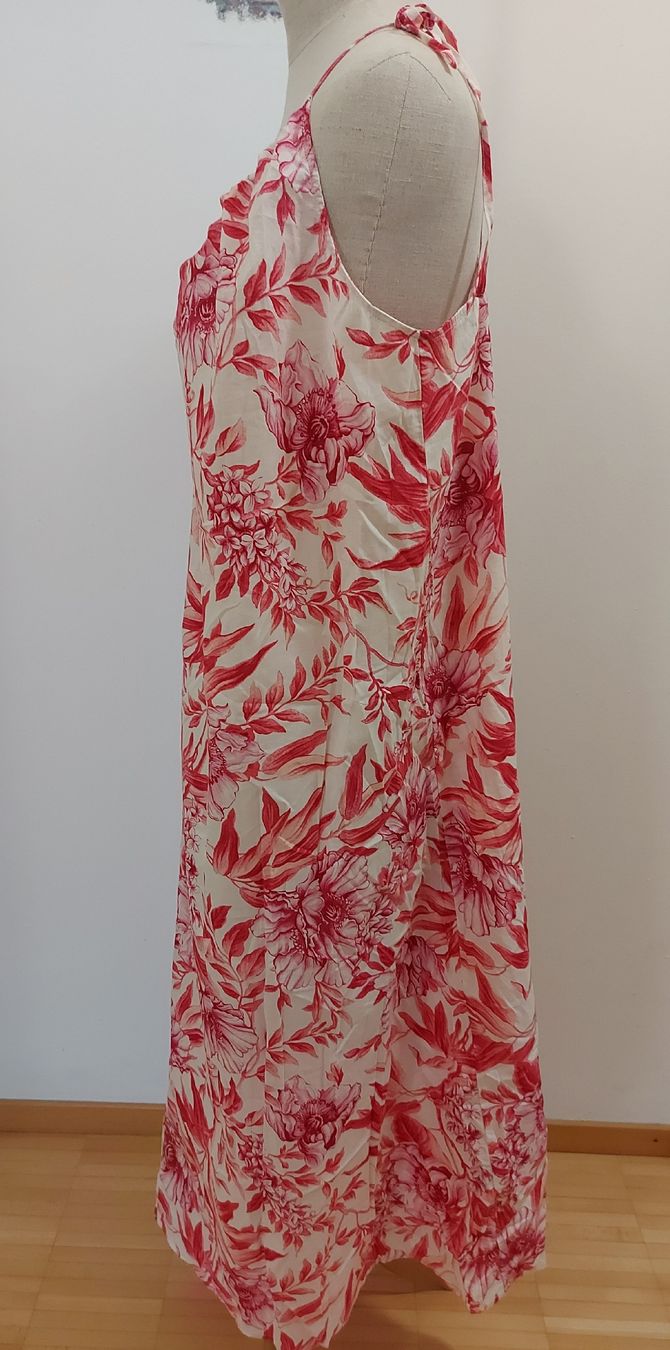 H&M Vestiti: Kleid, pink/weiss, Baumwolle, Gr. L – Usato da Oberengstringen venduto da PaolaDe 1