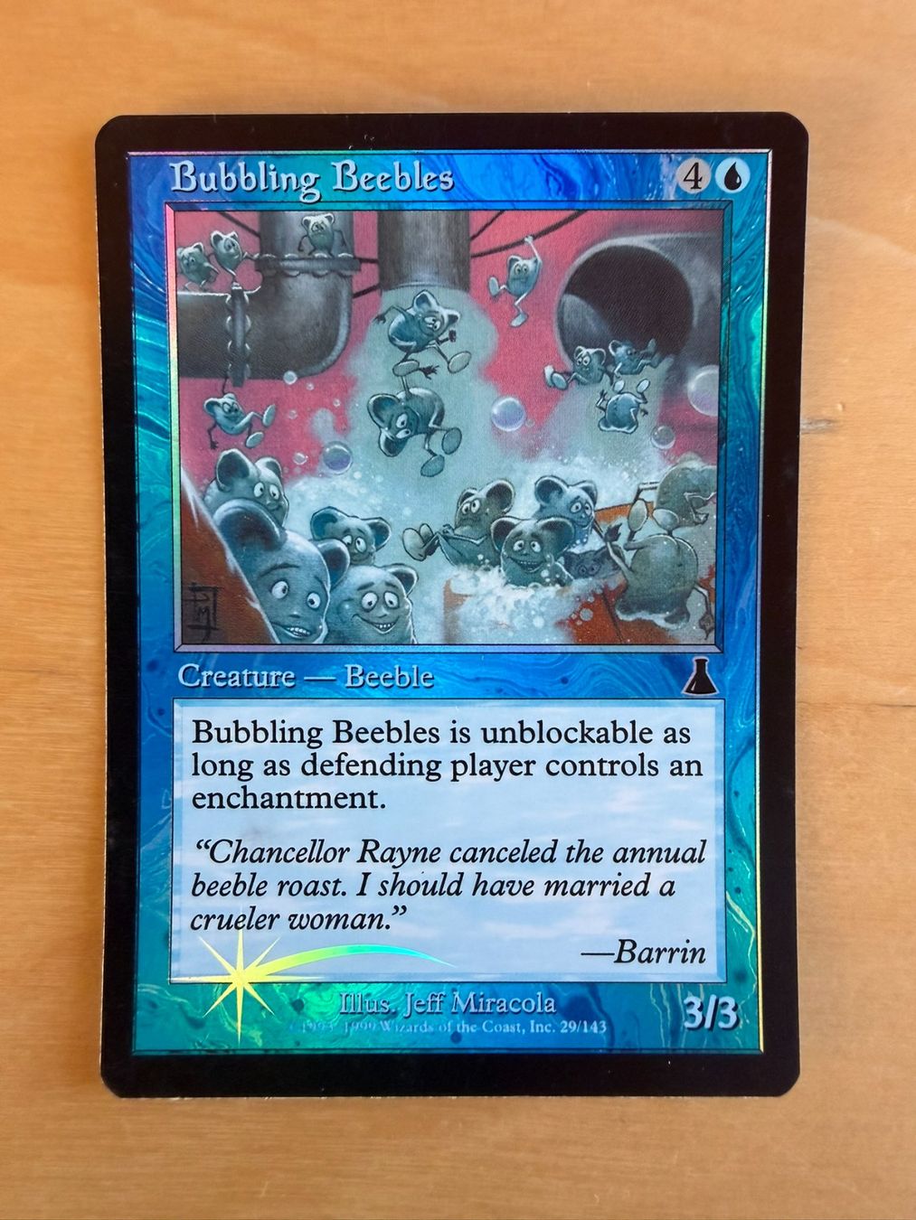 Magic The Gathering Carte collezionabili: Foil // Bubbling Beebles // Urzas Destiny // Magic – Usato da Binz venduto da Tempelritter