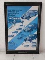 Altes Blechschild Peugeot Auto plaque tôle Peugeot