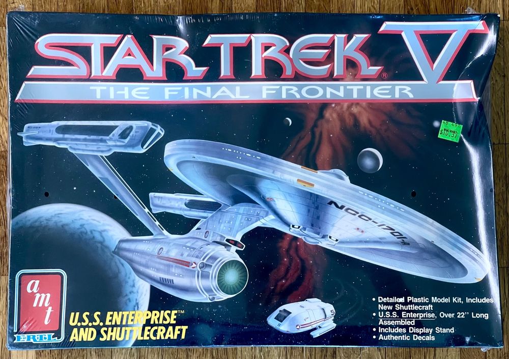 amt ERTL 6876 Star Trek V The Final Frontier Modellbau Set (Neu und ...
