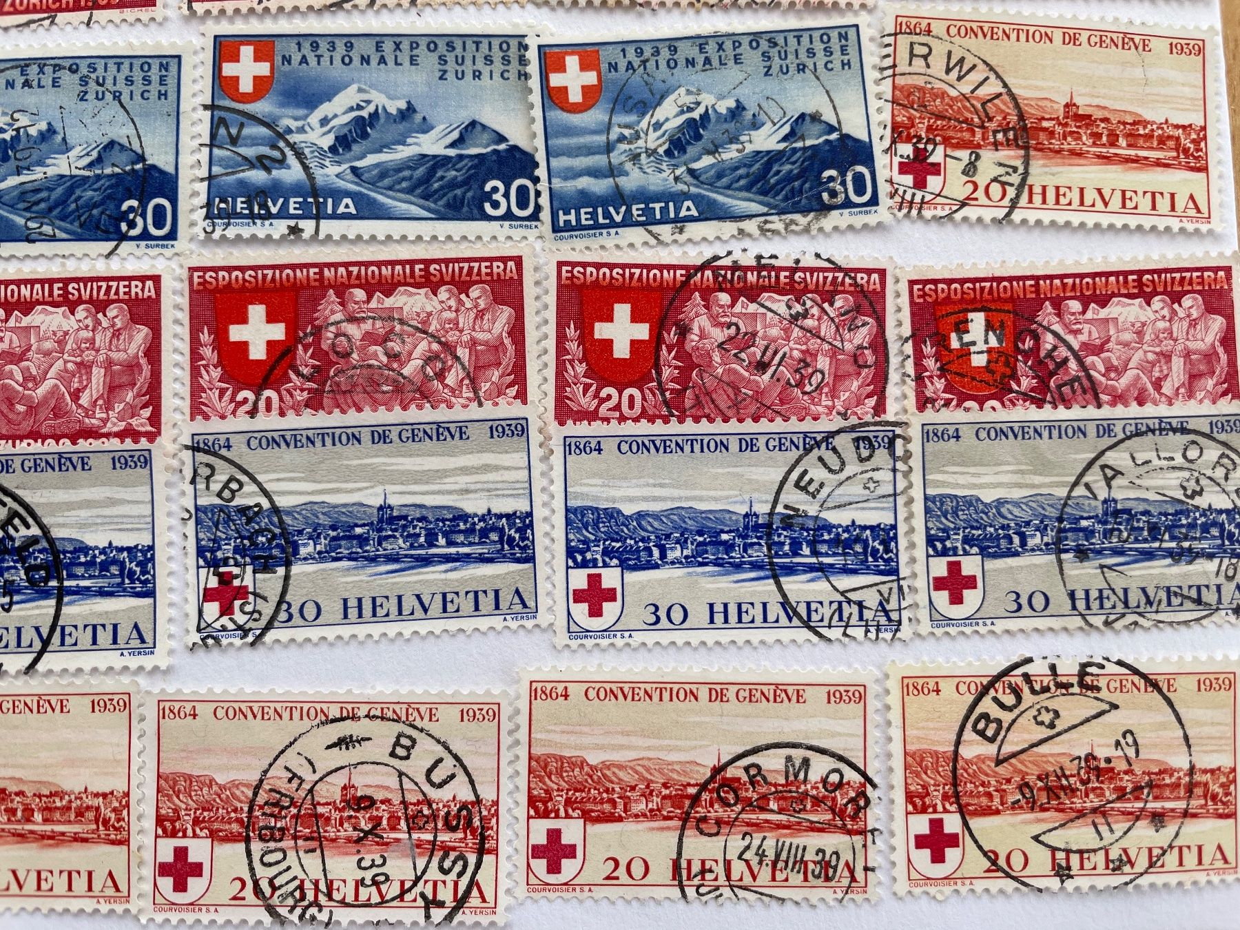 Alle Briefmarken: 55 timbres BELLES OBLIT. dès 7.- – Gebraucht aus Sonceboz-Sombeval von Comment2 4