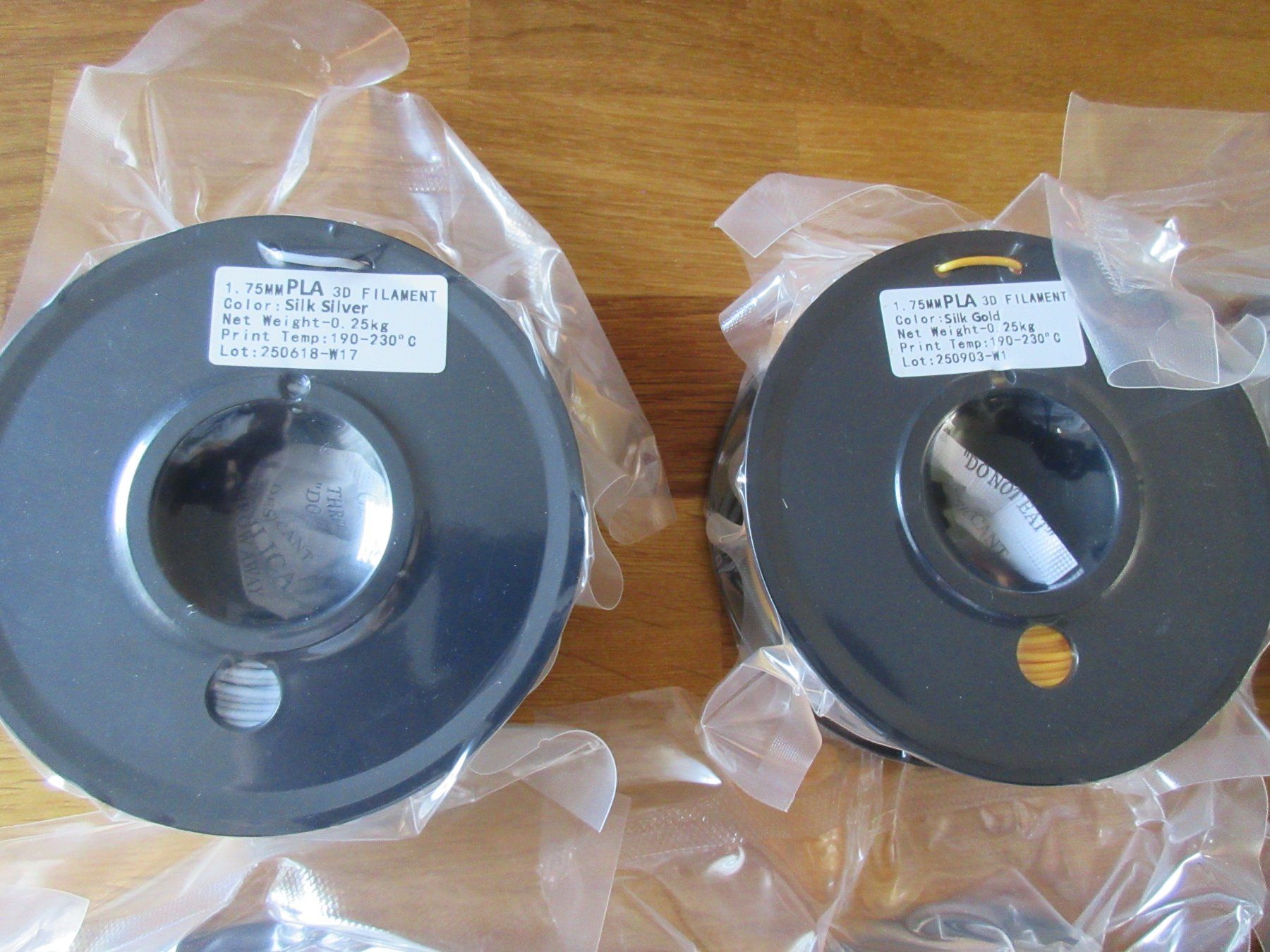 Filamento: 6x 250Gr. PLA Filament 1,75mm – Nuovo e nell'imballaggio originale da Daellikon venduto da Ebuffi 1