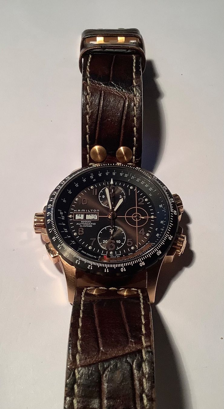Hamilton Orologi: Hamilton Khaki Automatic X-Wind Chronograph seltene H776960 – Nuovo e nell'imballaggio originale da Gland venduto da aquarelle1818 3