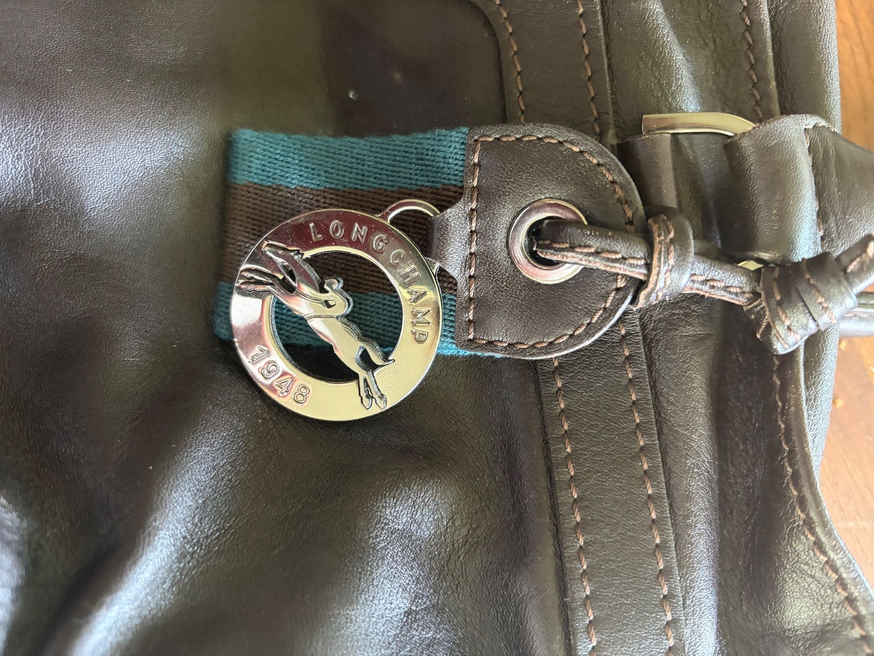 Longchamp Taschen: Vintage Longchamp Lederhandtasche – Gebraucht aus Uster von Luna.R 4