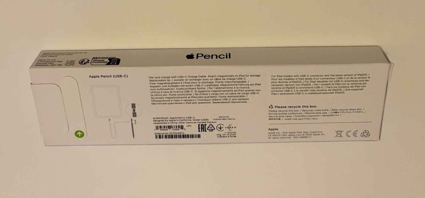 Apple Penna & Evidenziatori: Apple Pencil (USB-C) – Nuovo e nell'imballaggio originale da Gutenswil venduto da benjamin_98 1