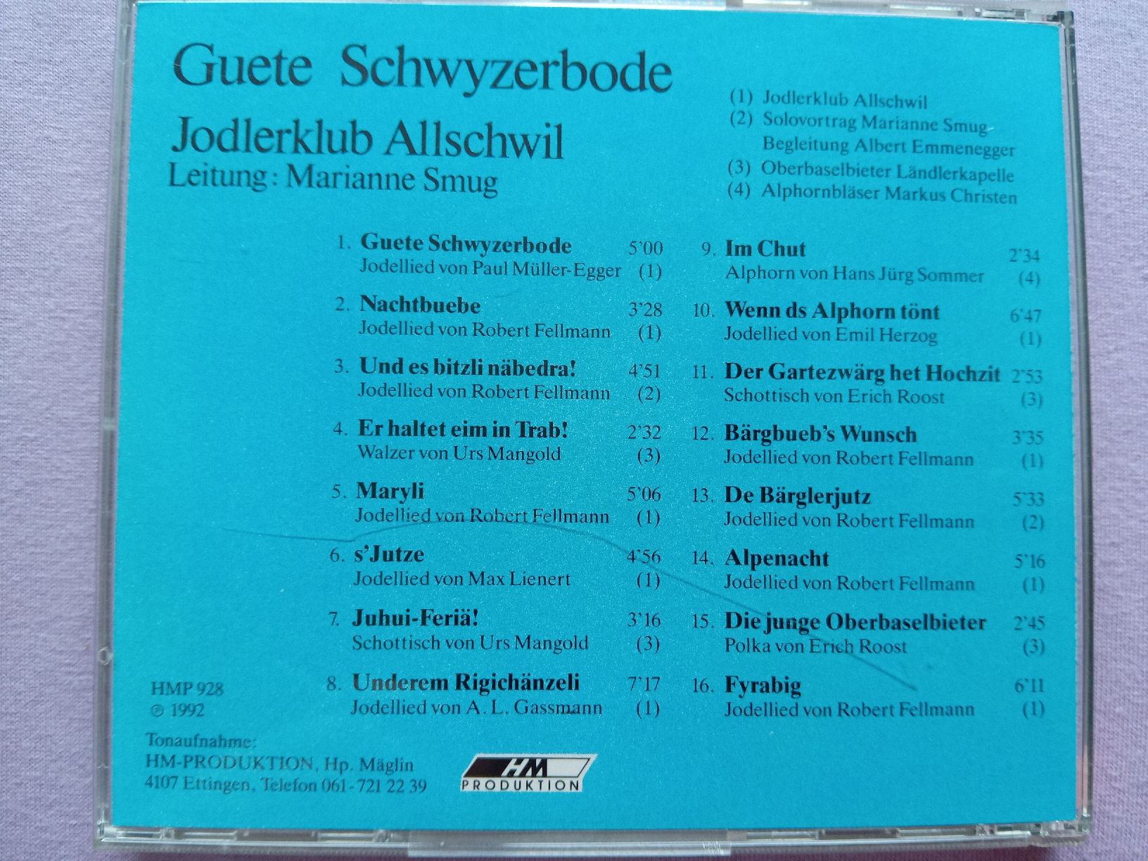 CD: CD Jodlerklub Allschwil – Usato da Witterswil venduto da hele04 1