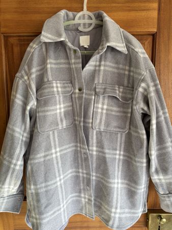 H&M Übergangsjacke im Holzfällerlook, Grösse L, Top!