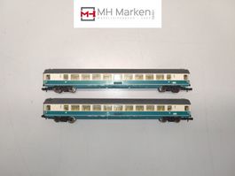 Minitrix 2x 13075 Personenwagen 2.Klasse DB Spur N ohne OVP