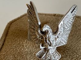 Bague Aigle Argenté 925 - Taille 62 - 10.29g