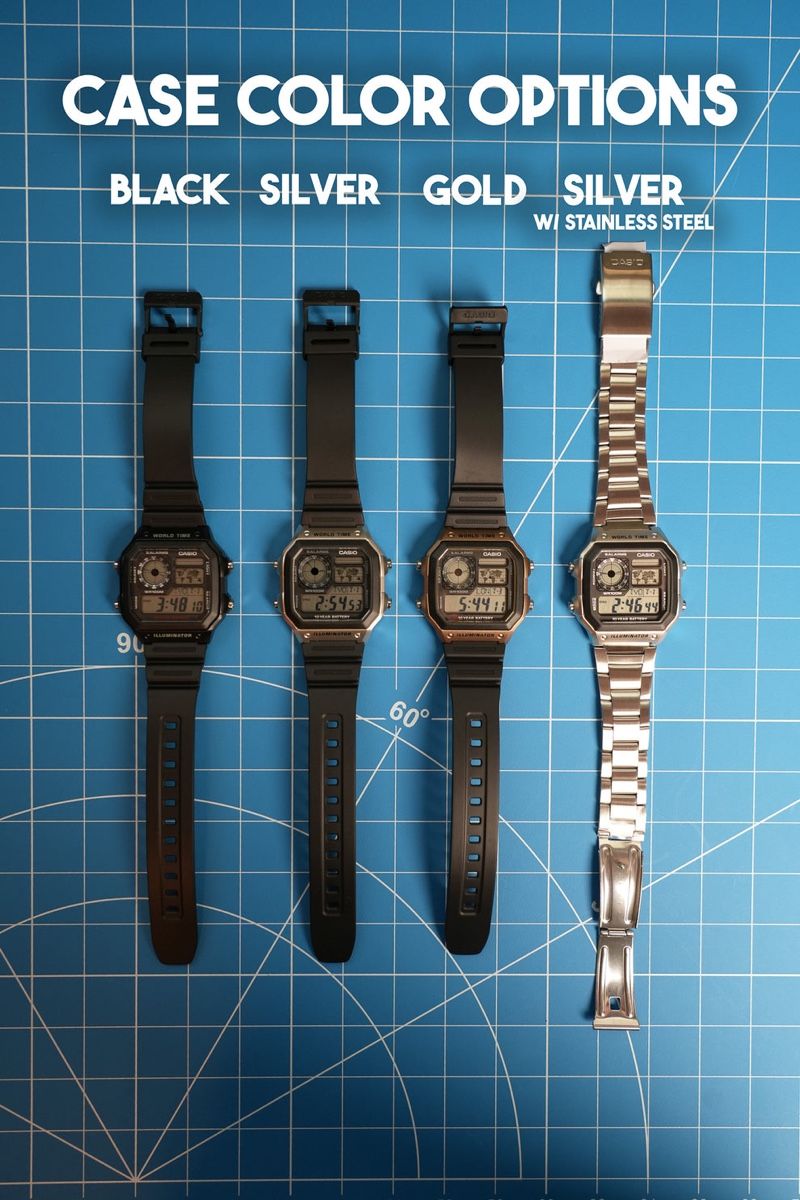 Casio Montres: Casio Violet Custom Mod | 10j. Batterie – Neuf avec emballage d'origine à Luzern par Vi-Print 1