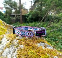 Hundehalsband 2cm "Cindy" handgemacht
