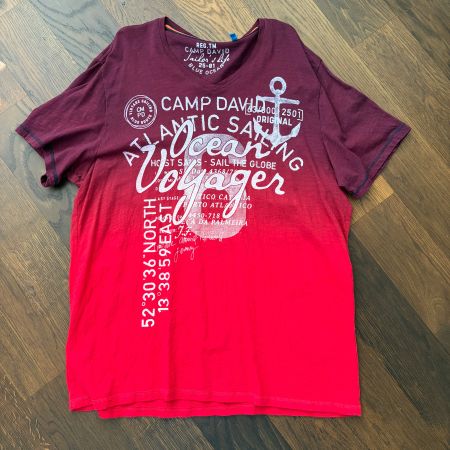 Camp-David-T-Shirt rot / XXXL