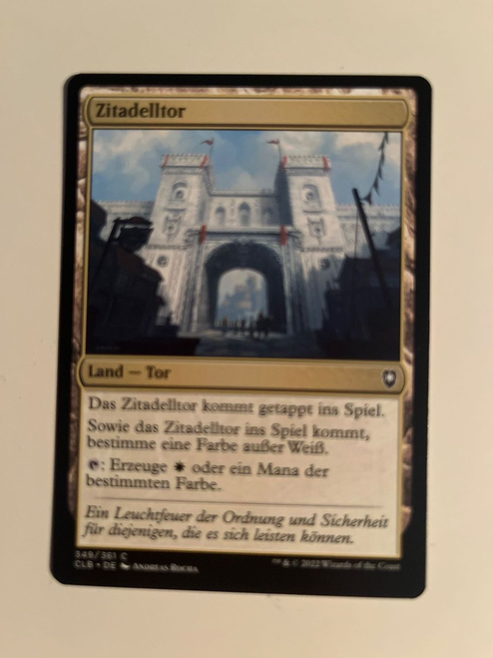 Magic The Gathering Sammelbilder & Trading cards: 1 x Zitadelltor - Magic: The Gathering - MtG – Gebraucht aus Kriens von Shadi1980
