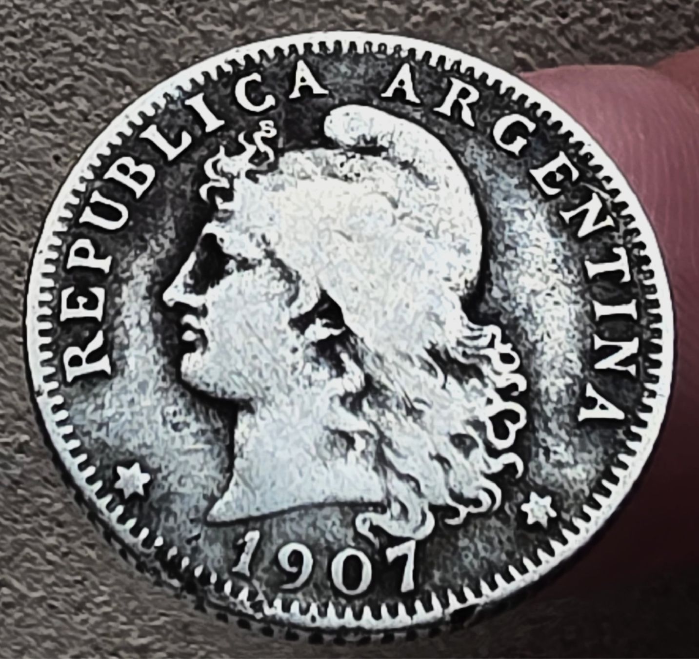Tutti le monete: ARGENTINIEN 20 CENTAVOS 1907 – Usato da winterthur venduto da CoinPassion