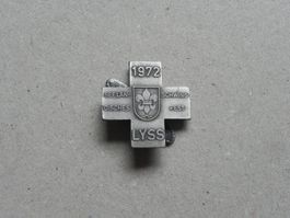 Abzeichen Seel. Schwingfest Schwingen Lyss BE 1972