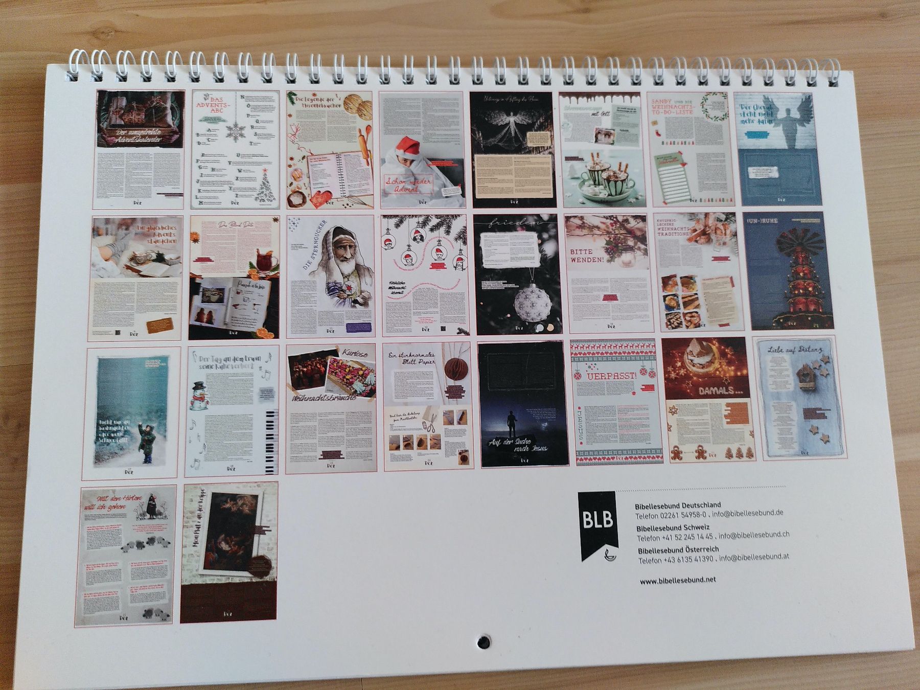 Kalender: HOFFNUNGSLICHTER IM ADVENT/SUSANNE WEBER – Neu (gemäss Beschreibung) aus Brugg AG von olamim 1